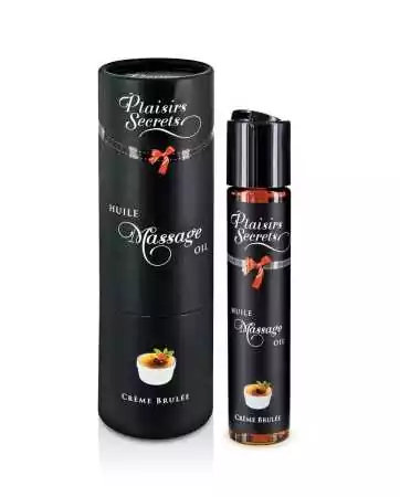 Huile de massage gourmande - Crème Brulée