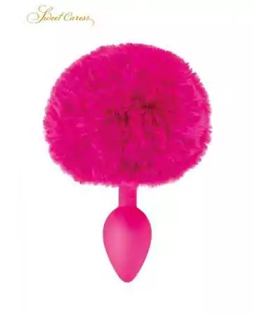 Plug queue de lapin - fuchsia