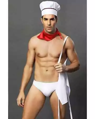 Tenue de cuisinier sexy - 4 pièces