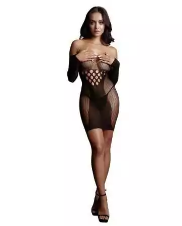 Mini robe décolletée manches longues - Le Désir