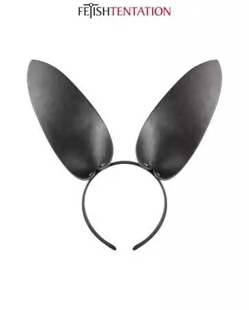 Oreilles de lapin en simili cuir - Fetish Tentation