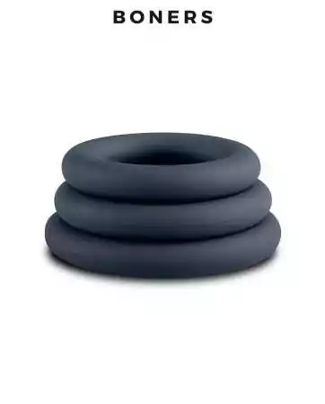 Kit de 3 anneaux de pénis - Boners