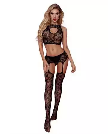 Top brassière et collant ouvert - Paris Hollywood