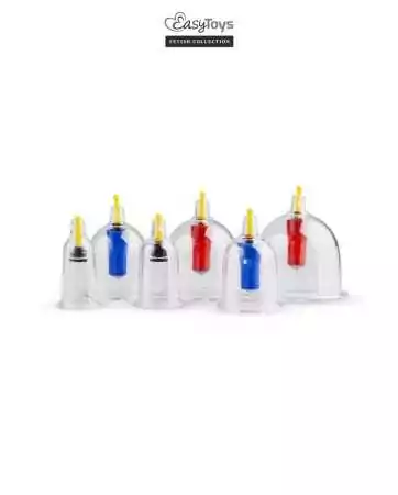 Coffret 6 ventouses Cupping Set - EasyToys Fetish Collection