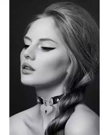 Heart-shaped padlock necklace - Bijoux Pour Toi