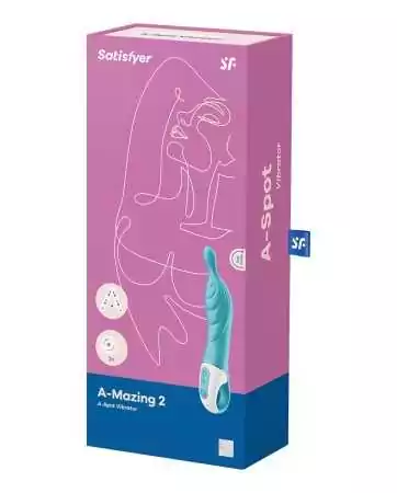 Vibromasseur A-Mazing 2 Turquoise - Satisfyer