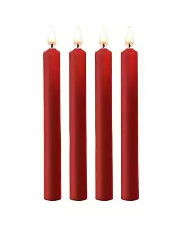 4 bougies SM rouges Large - Ouch!
