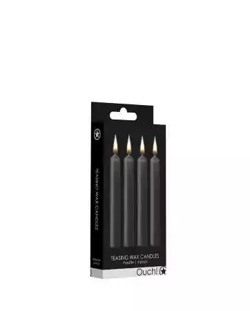 4 bougies SM noires - Ouch!