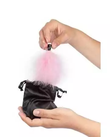 Edible chocolate aphrodisiac powder kit with a feather duster - Secret Play Edible chocolate aphrodisiac powder kit with a feather duster - Secret Play