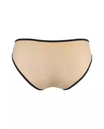 Beige and Fluorescent Panties V-10153 - Axami
