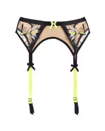 Porte-jarretelles chair et fluo V-10142 - Axami