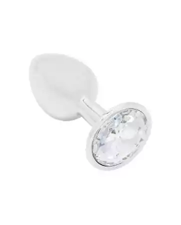 Plug bijou L'élégant M - Jacquie et Michel translates to "Elegant M Jewel Plug - Jacquie et Michel" in English.