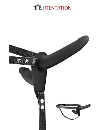 Double gode ceinture noir - Fetish Tentation