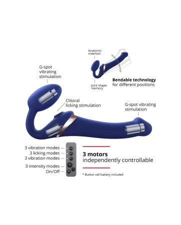 Strap-on-me Multi Orgasm bleu nuit M