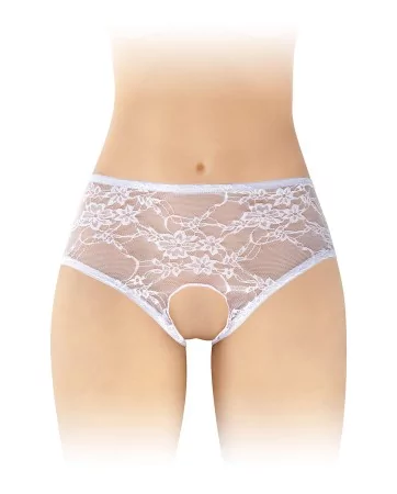 Amanda white open panties -...