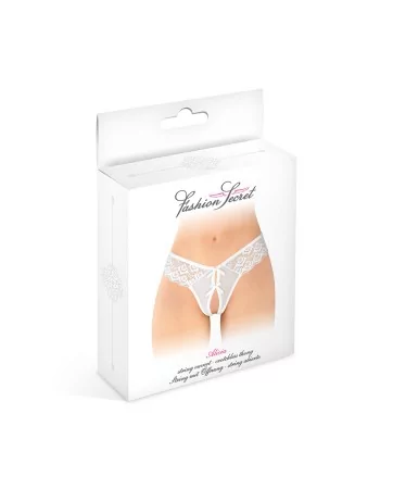 String ouvert Alicia blanc - Fashion Secret String ouvert Alicia blanc - Fashion Secret