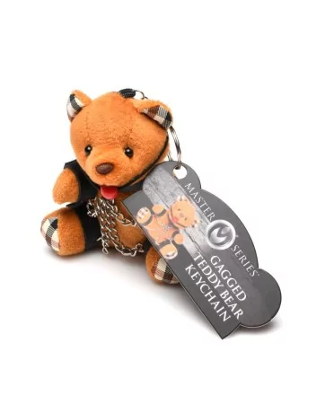 Porte-clés Teddy Bear bâillonné