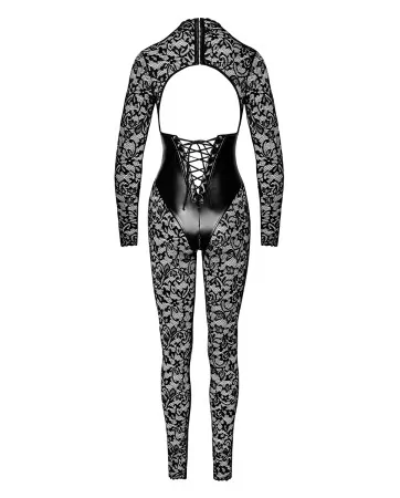 Combinaison corset Enigma F299 dentelle et wetlook