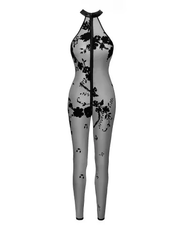 Combinaison zippée Ego F315 tulle floqué