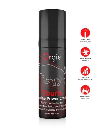 Crème pour améliorer l'érection Touro Power 15ml