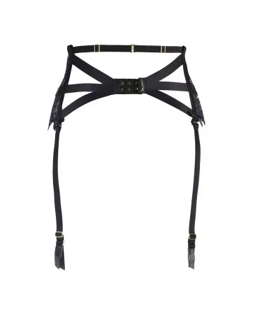 Porte-jarretelles dentelle Noir V-10362 - Axami