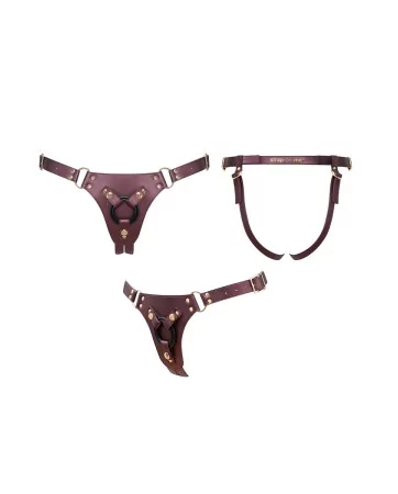 Harnais Generous aubergine - Strap On Me Harnais Generous aubergine - Strap On Me