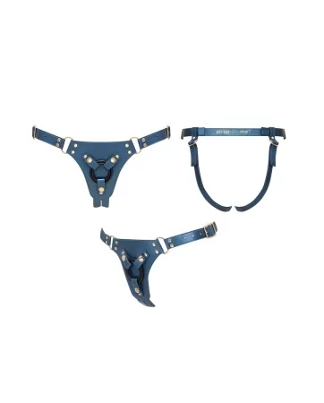 Harnais Generous bleu - Strap On Me Harnais Generous bleu - Strap On Me