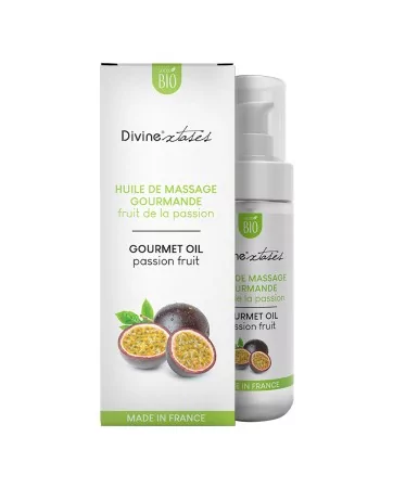 Huile de massage gourmande BIO Fruit de la passion
