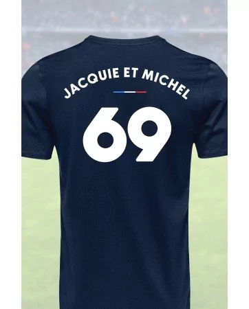 Tee shirt joueur 69 Jacquie & Michel