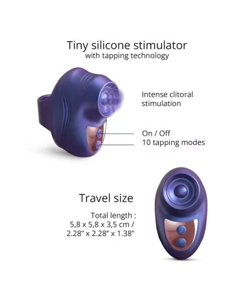 Stimulateur clitoridien Kisscool violet - Love to Love