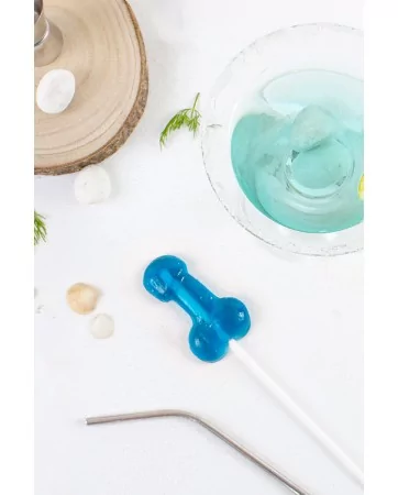 Sucette pénis gin tonic avec alcool