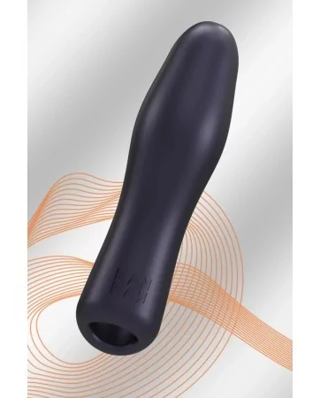 Gaine de pénis 3 en 1 Ryzer Black Plum - Man Wan