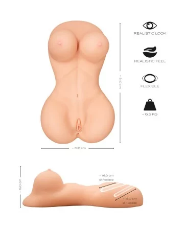 Buste femme réaliste Deluxe Woman - Realistixxx