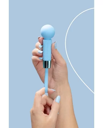 Mini vibro rechargeable Pearlstasy bleu - FairyGasm