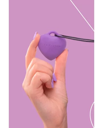 Stimulateur pendentif PleasureStone violet - FairyGasm