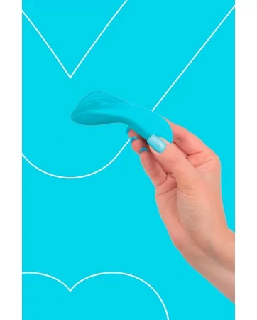 Mini vibro rechargeable SilkenTouch bleu - FairyGasm Mini vibro rechargeable SilkenTouch bleu - FairyGasm