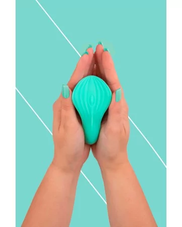 Mini vibro rechargeable SilkenTouch vert - FairyGasm