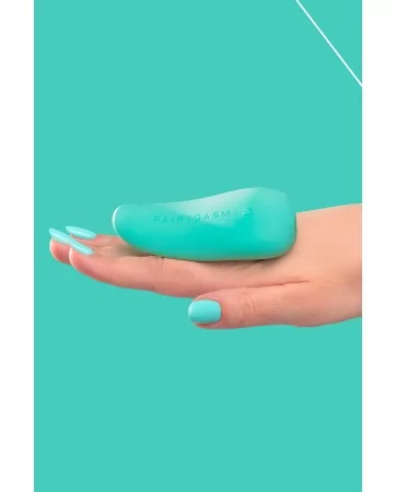 Mini vibro rechargeable ThrillLeaf vert - FairyGasm