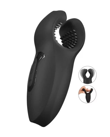 Masturbateur à ailettes vibrantes - Rebel