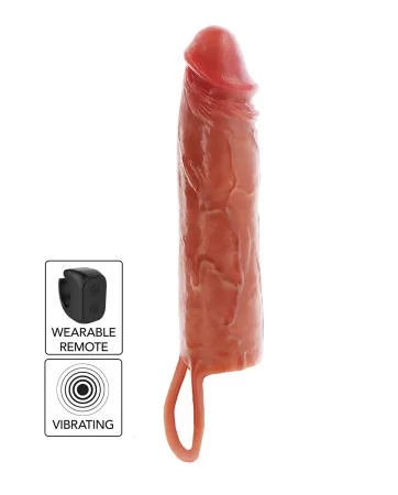 Gaine de pénis vibrante 20 cm - Toy Joy