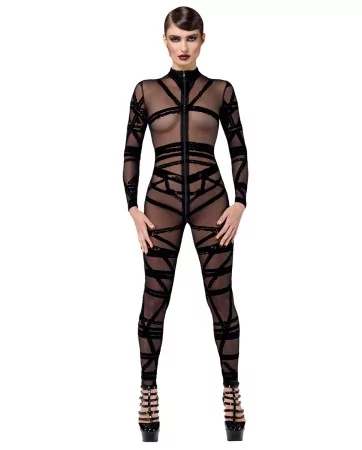 Combinaison floquée Bondesque F357 - Noir Handmade