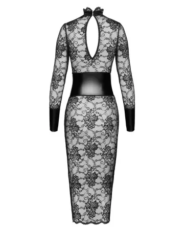 Robe corset Noirelle F375 - Noir Handmade