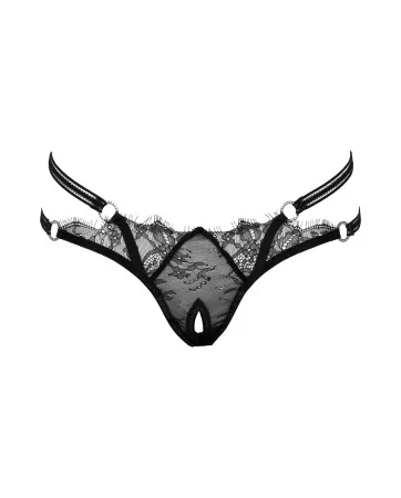 String ouvert Rio noir en dentelle - Cottelli LINGERIE 