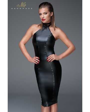 Vestido moldeado con efecto mojado F16012806oralove