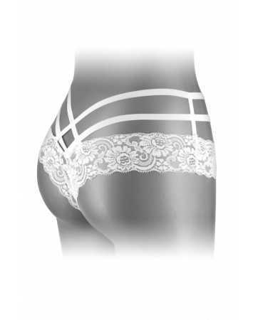 Tanga ouvert Anne - blanc14151oralove