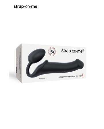Gode ceinture strap-on noir L14270oralove