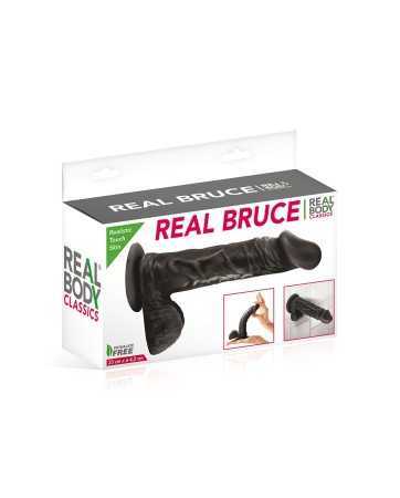 Gode réaliste 23 cm - Real Bruce Noir15724oralove