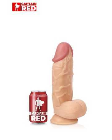 Gode XXL The Strong 26 x 6,5 cm - Captain Red16826oralove