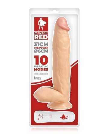 Vibro XXL The Power 31 x 6 cm - Captain Red16832oralove