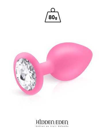 Plug bijou silicone rose L - Hidden Eden17139oralove